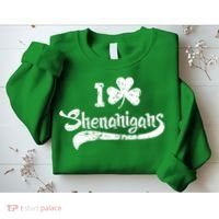 Clover Shenanigans Funny Irish Clover St Saint Patricks Day Sweatshirt thumb 2