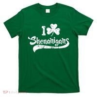 Clover Shenanigans Funny Irish Clover St Saint Patricks Day T-Shirt thumb 0