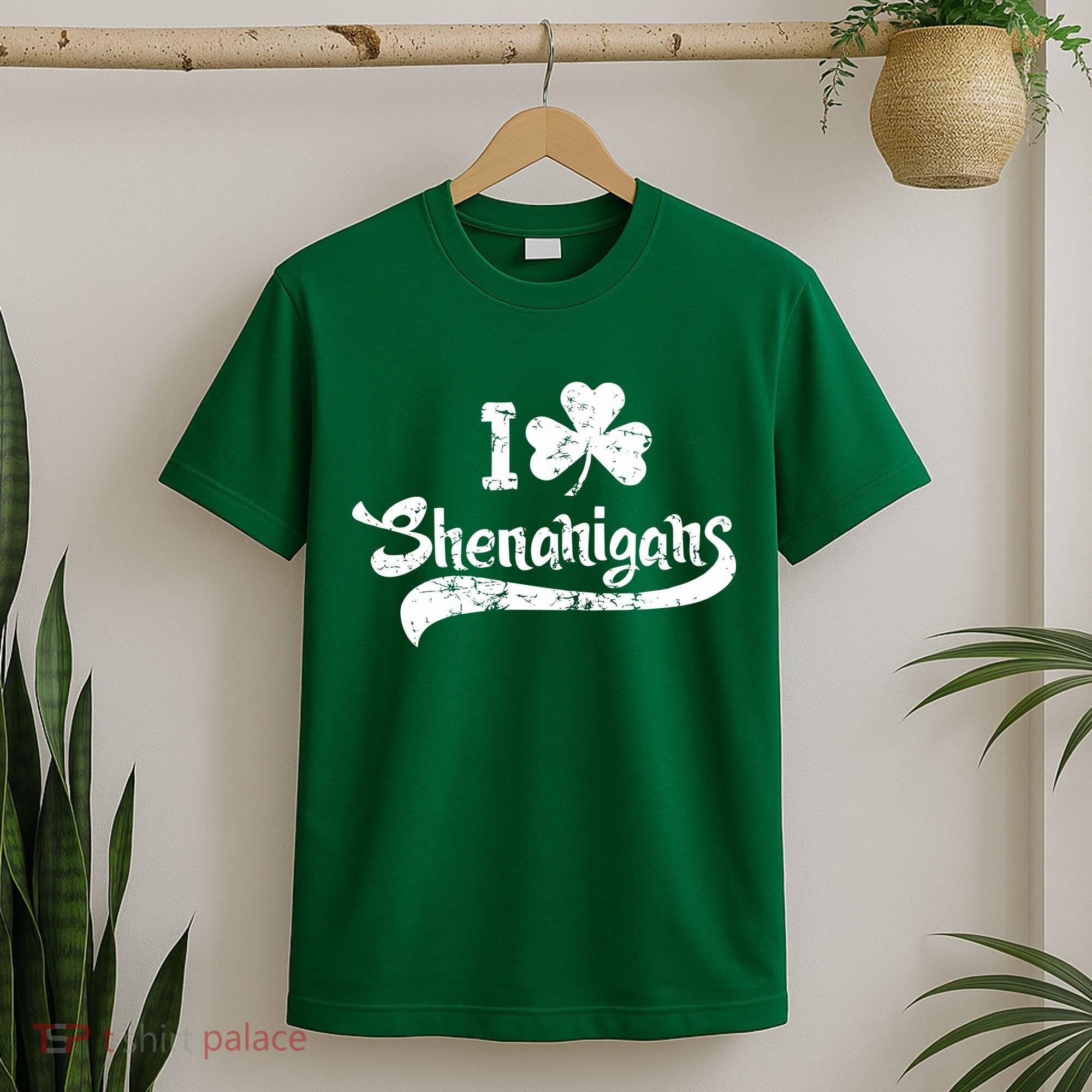 Clover Shenanigans Funny Irish Clover St Saint Patricks Day T-Shirt
