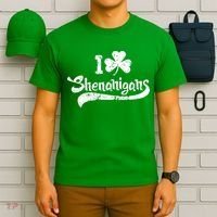 Clover Shenanigans Funny Irish Clover St Saint Patricks Day T-Shirt thumb 6