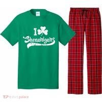 Clover Shenanigans Funny Irish Clover St Saint Patricks Day Pajama Set thumb 0