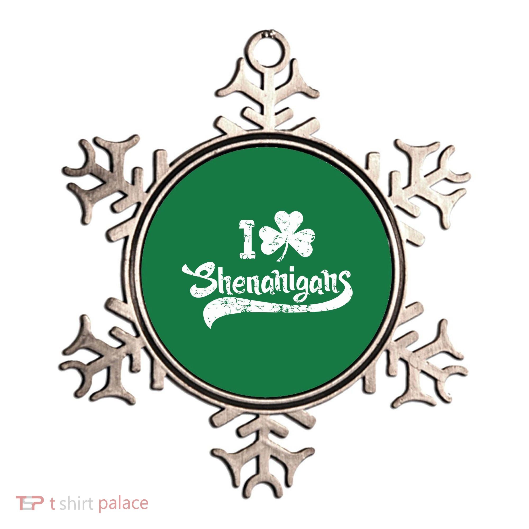 Clover Shenanigans Funny Irish Clover St Saint Patricks Day Ornament