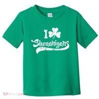 Clover Shenanigans Funny Irish Clover St Saint Patricks Day Toddler T-Shirt thumb 0