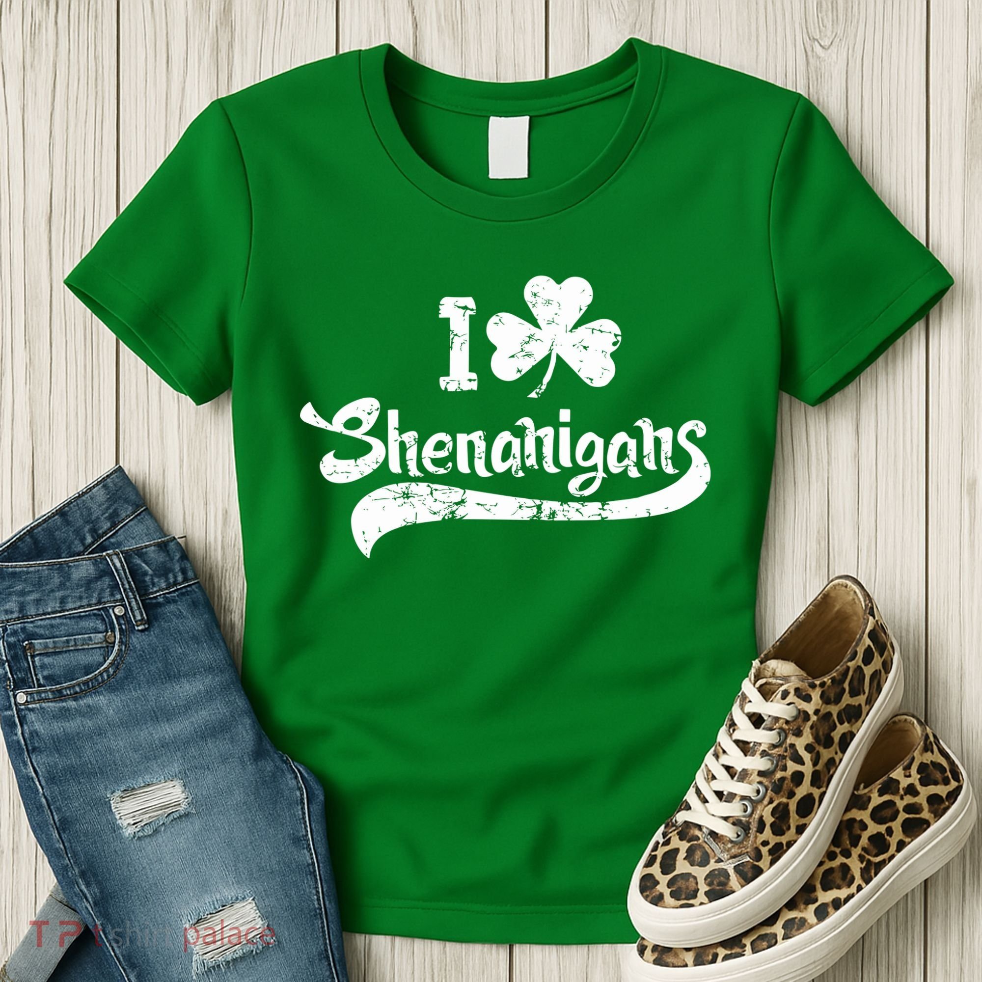 Clover Shenanigans Funny Irish Clover St Saint Patricks Day Women's T-Shirt