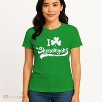 Clover Shenanigans Funny Irish Clover St Saint Patricks Day Women's T-Shirt thumb 4