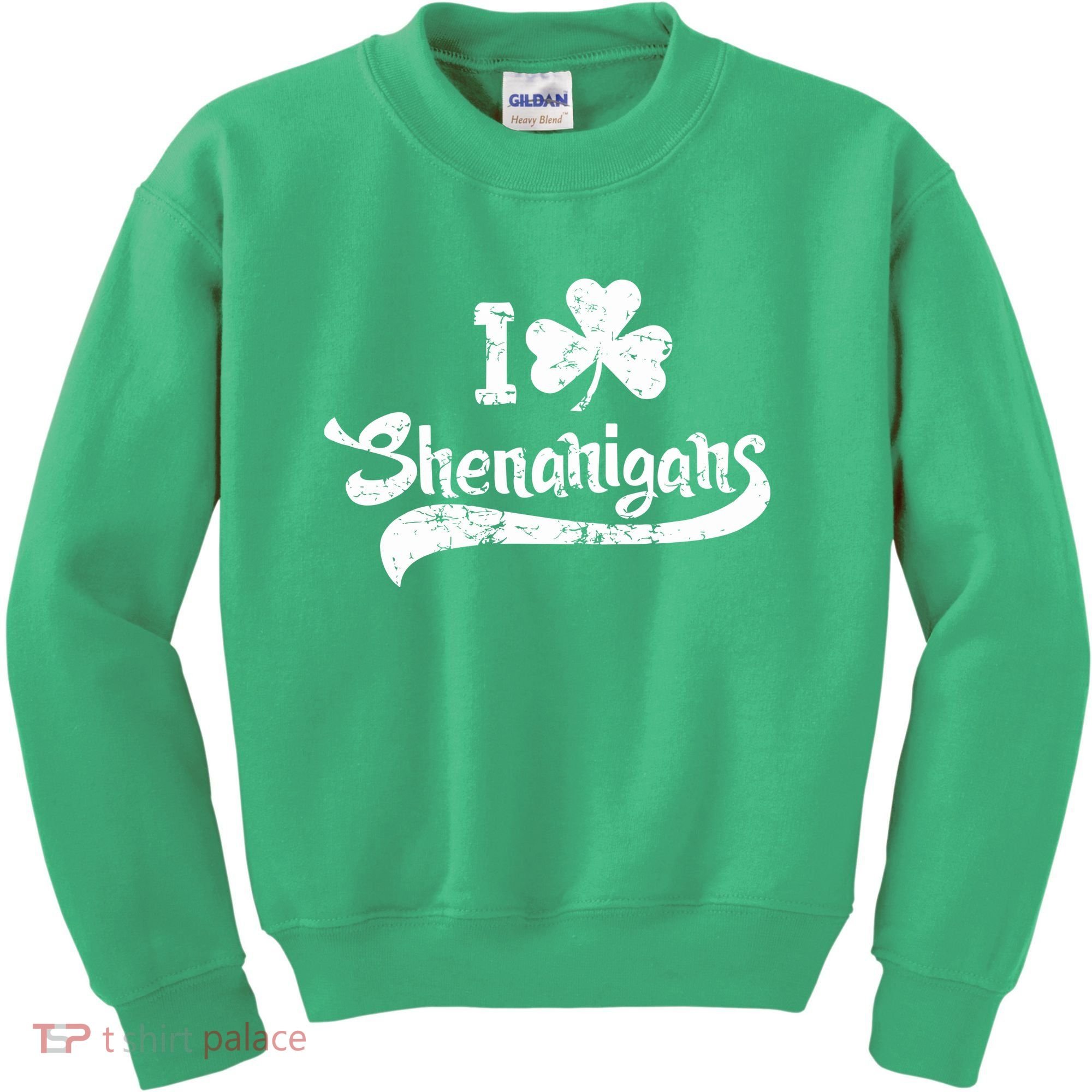Clover Shenanigans Funny Irish Clover St Saint Patricks Day Kids Sweatshirt