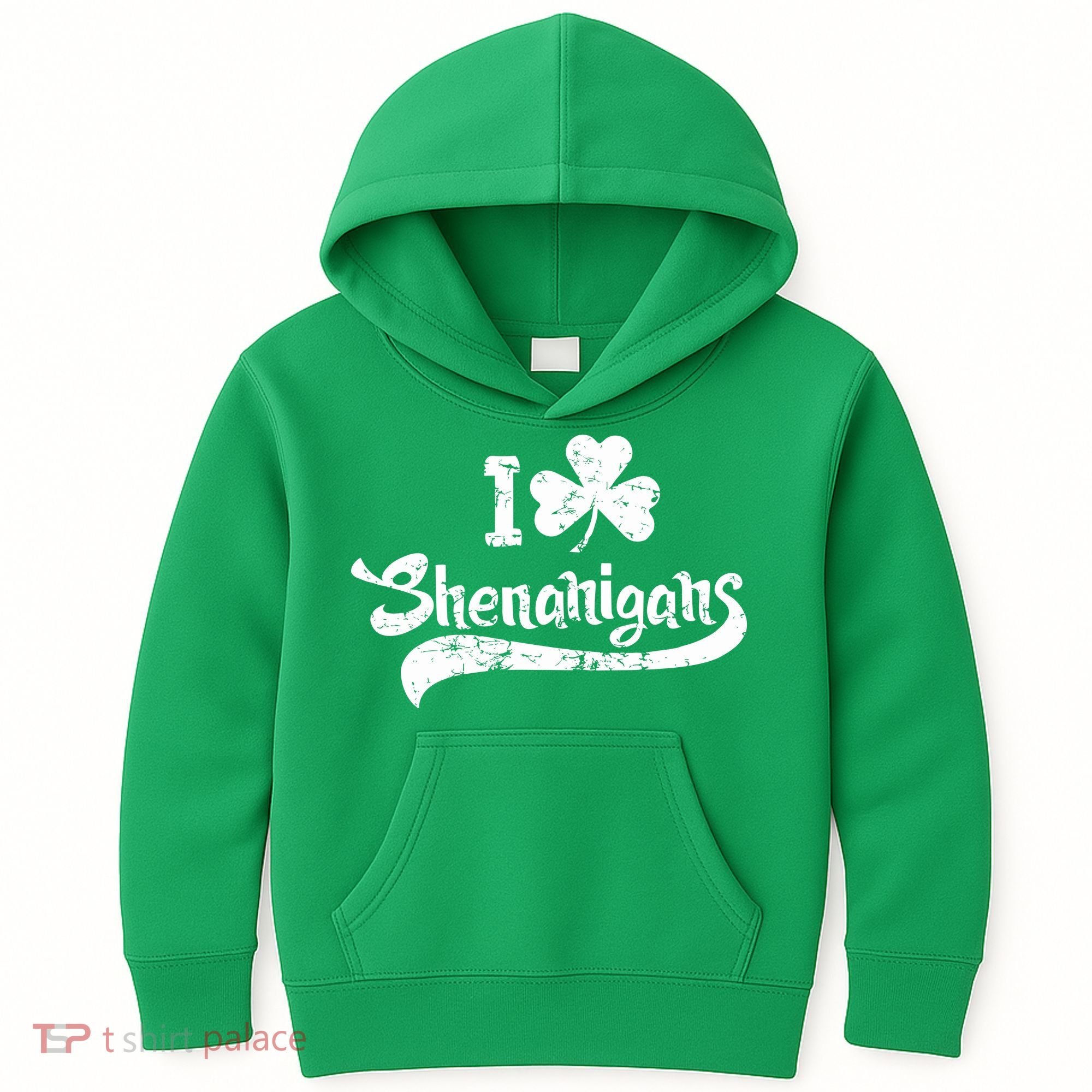 Clover Shenanigans Funny Irish Clover St Saint Patricks Day Kids Hoodie