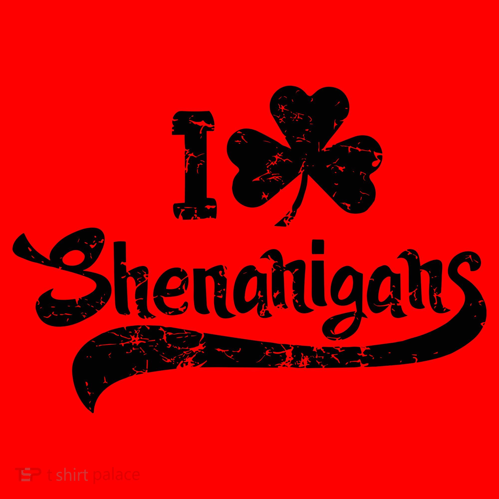 Clover Shenanigans Funny Irish Clover St Saint Patricks Day Santa Hat