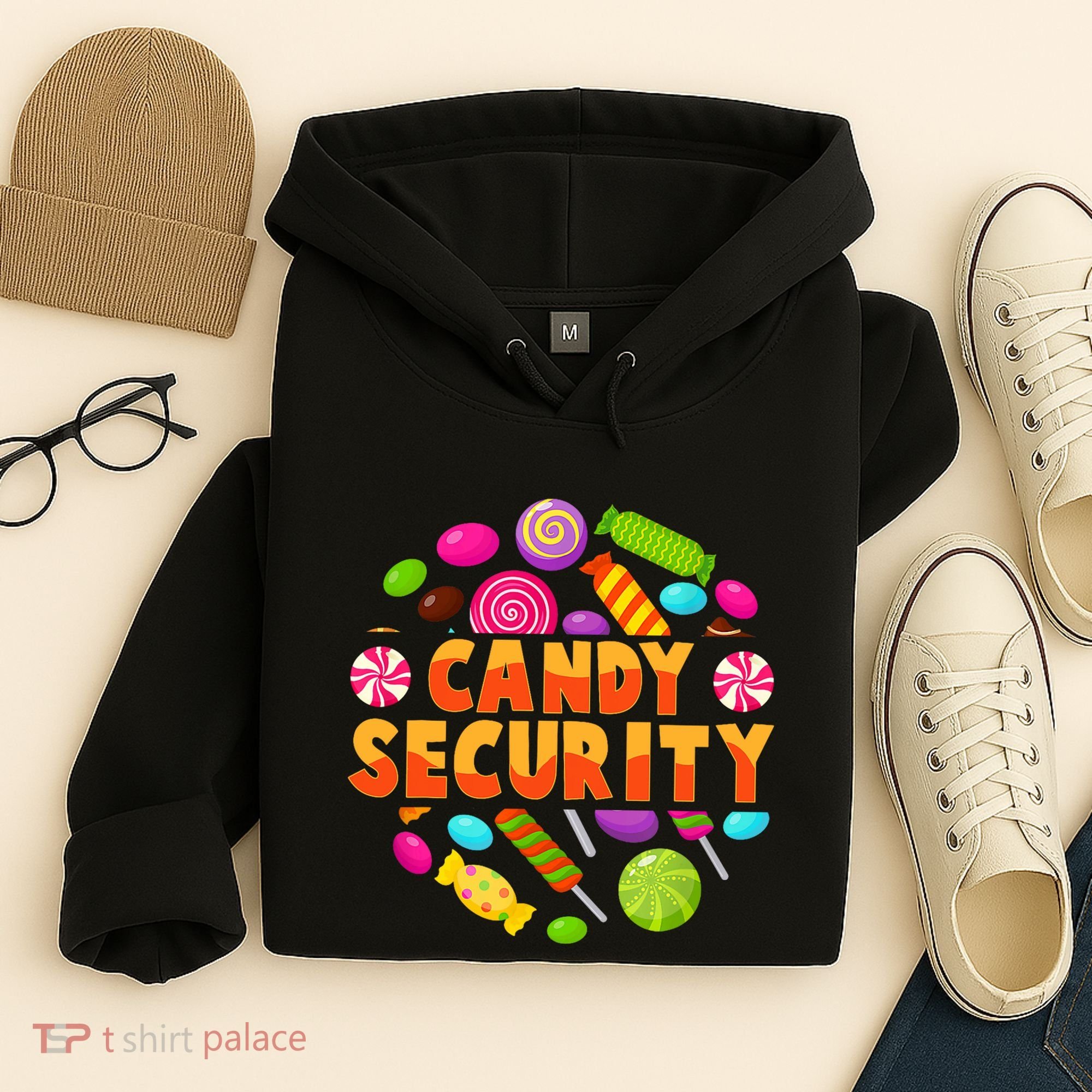 Candy Security Funny Candy Land Costume Candyland Party Hoodie