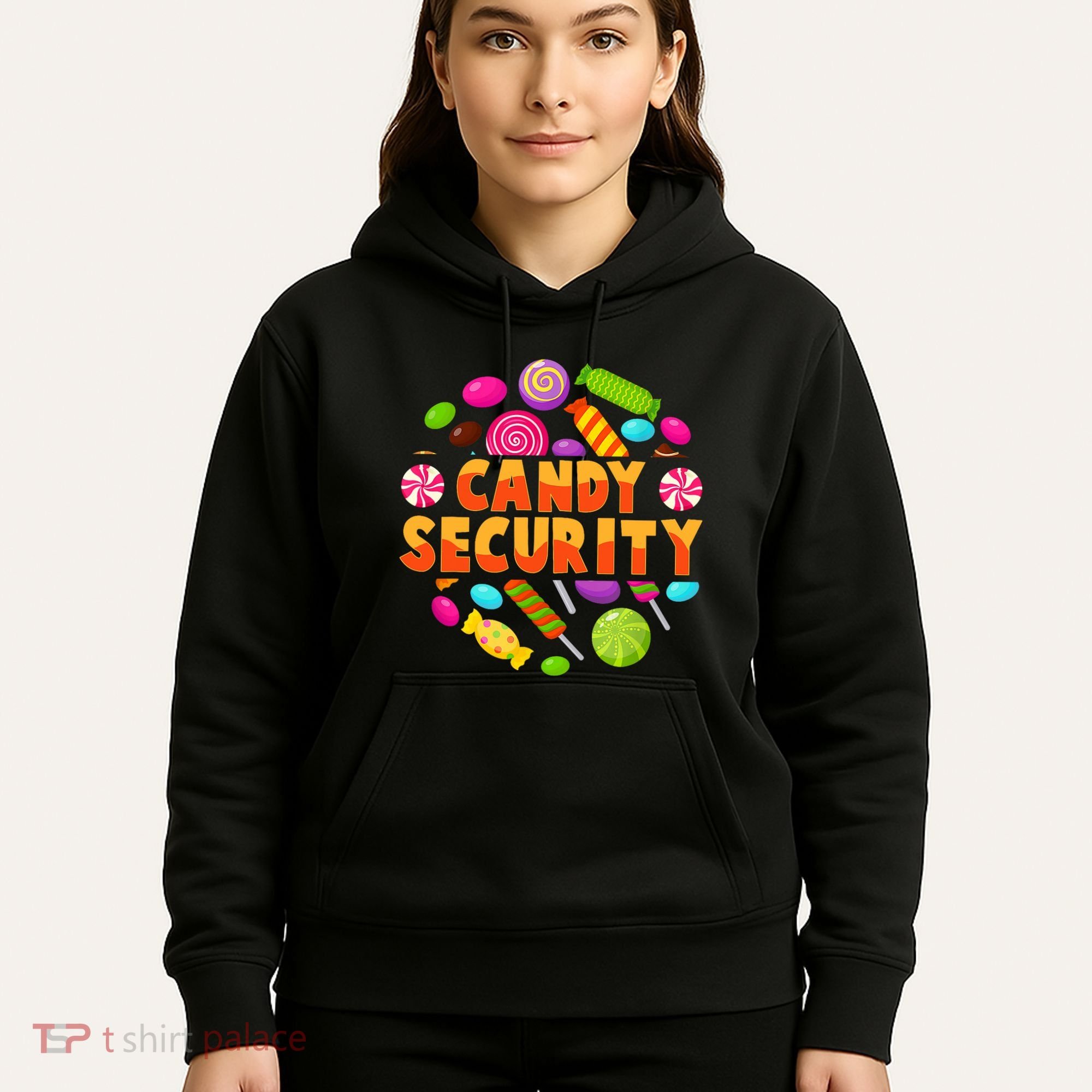 Candy Security Funny Candy Land Costume Candyland Party Hoodie