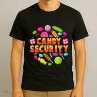 Candy Security Funny Candy Land Costume Candyland Party T-Shirt thumb 3
