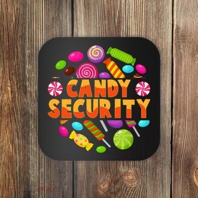 Candy Security Funny Candy Land Costume Candyland Party Coaster
