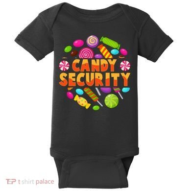 Candy Security Funny Candy Land Costume Candyland Party Baby Bodysuit