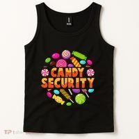 Candy Security Funny Candy Land Costume Candyland Party Tank Top thumb 2