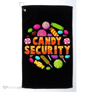 Candy Security Funny Candy Land Costume Candyland Party Golf Towel
