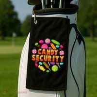 Candy Security Funny Candy Land Costume Candyland Party Golf Towel thumb 2