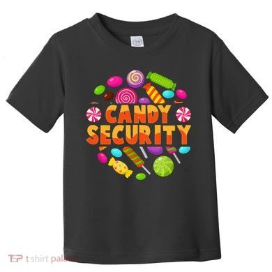 Candy Security Funny Candy Land Costume Candyland Party Toddler T-Shirt