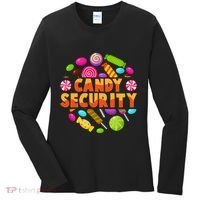 Candy Security Funny Candy Land Costume Candyland Party Women's Long Sleeve Shirt thumb 0