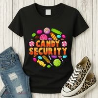 Candy Security Funny Candy Land Costume Candyland Party Women's T-Shirt thumb 3