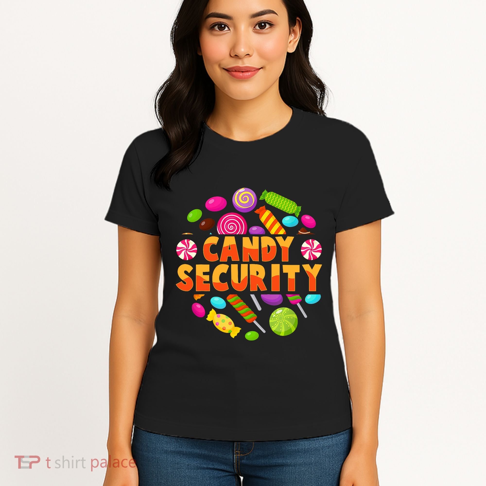 Candy Security Funny Candy Land Costume Candyland Party Women's T-Shirt