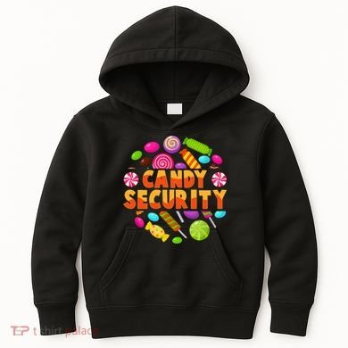 Candy Security Funny Candy Land Costume Candyland Party Kids Hoodie
