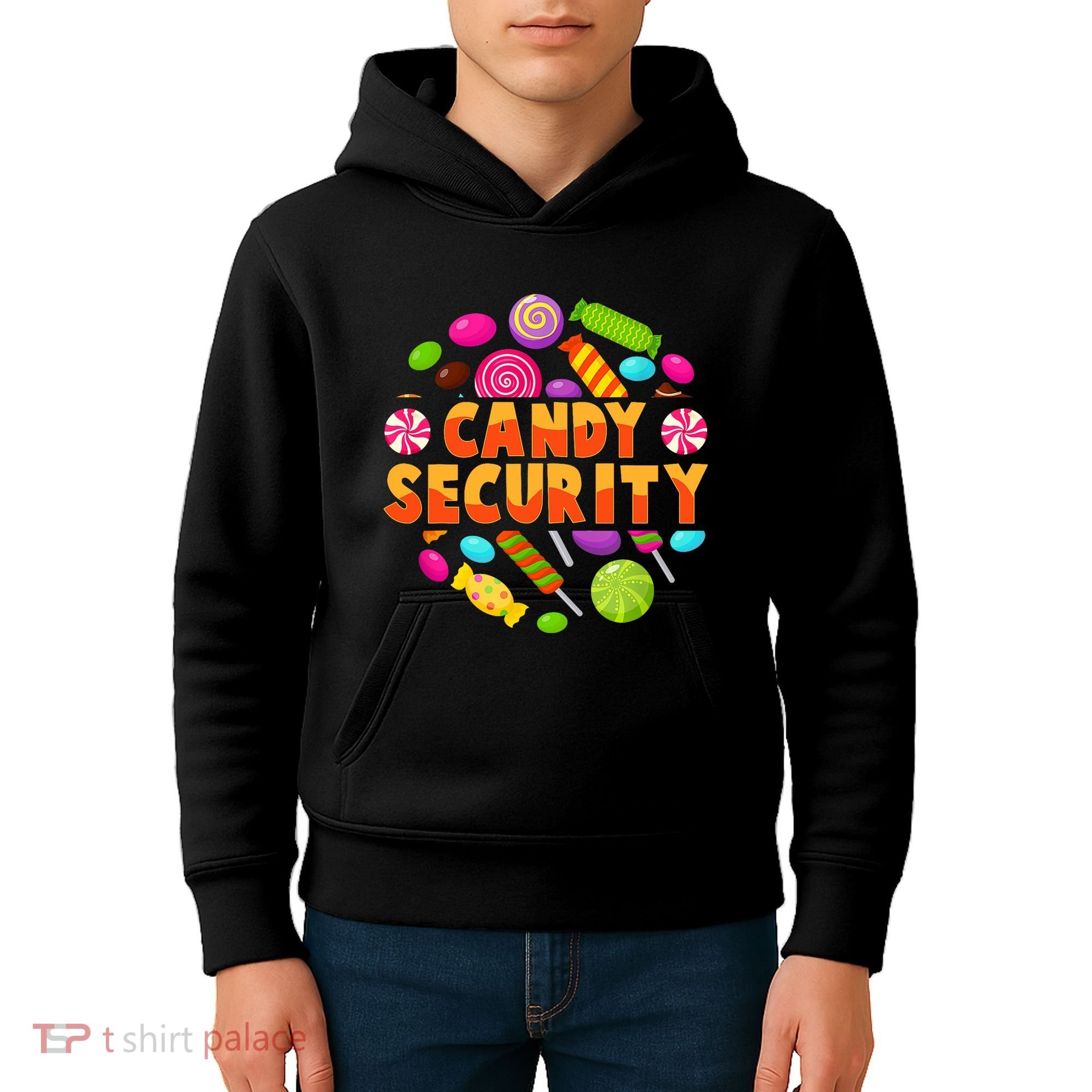 Candy Security Funny Candy Land Costume Candyland Party Kids Hoodie