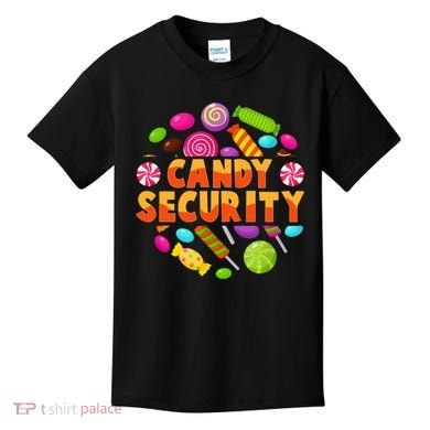 Candy Security Funny Candy Land Costume Candyland Party Kids T-Shirt
