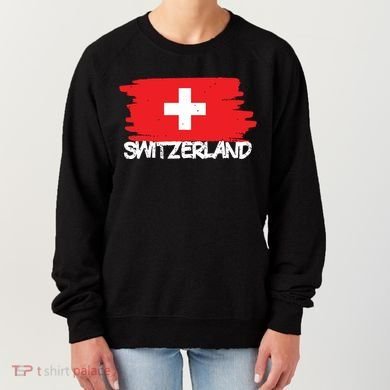 Cool Switzerland Flag Women's Sweatshirt
