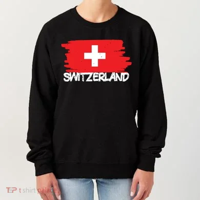 Cool Switzerland Flag Women's Sweatshirt
