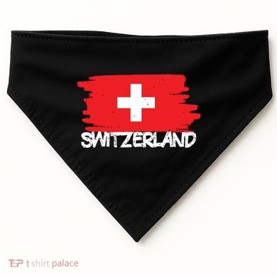 Cool Switzerland Flag USA-Made Doggie Bandana