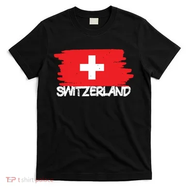Cool Switzerland Flag T-Shirt