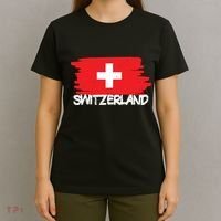 Cool Switzerland Flag T-Shirt thumb 4