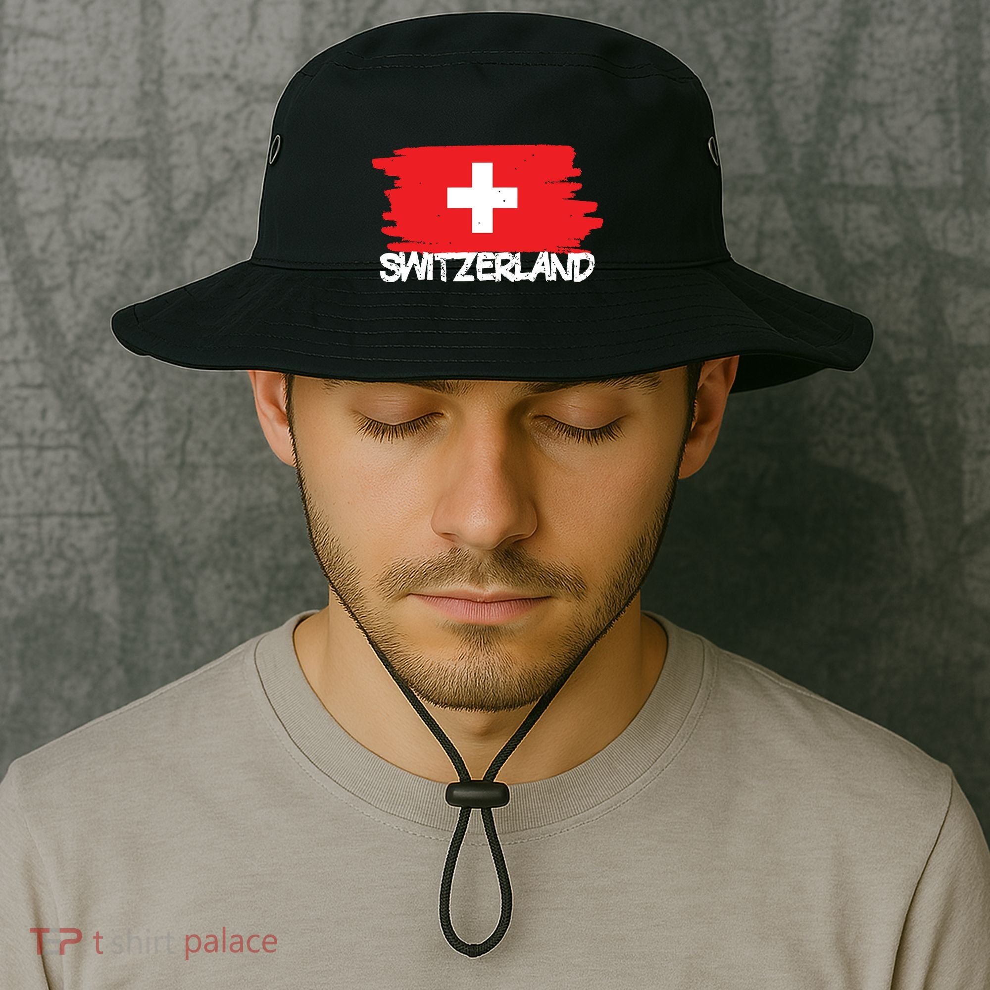 Cool Switzerland Flag Bucket Hat