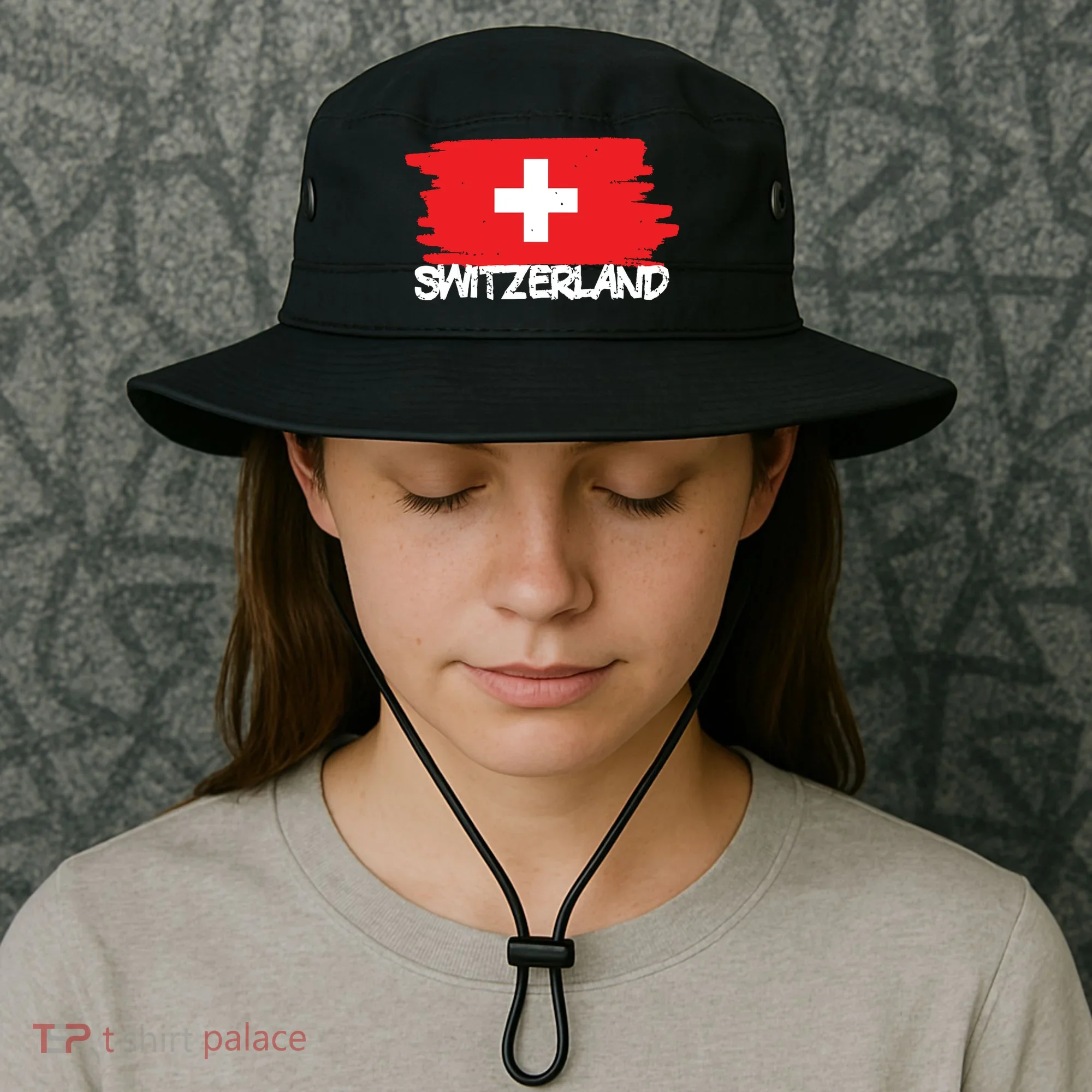 Cool Switzerland Flag Bucket Hat