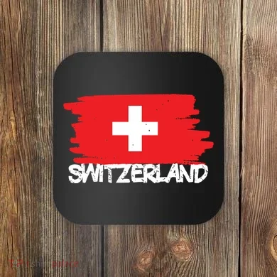 Cool Switzerland Flag Coaster