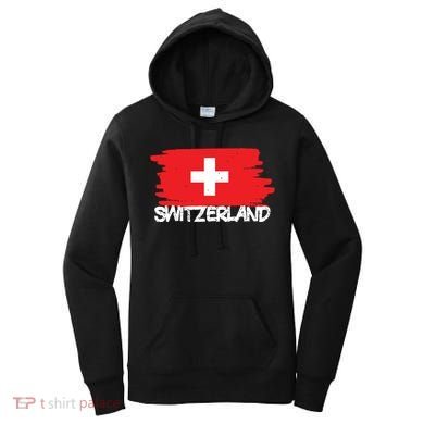 Cool Switzerland Flag Women's Hoodie