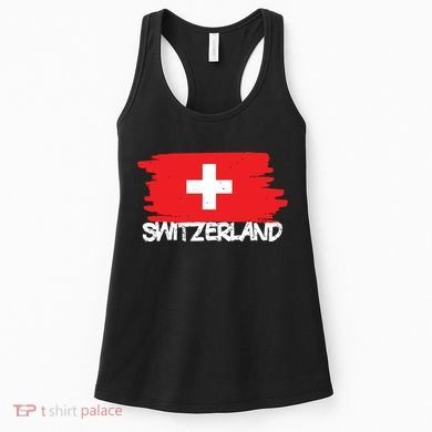 Cool Switzerland Flag Women's Tank Top