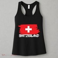 Cool Switzerland Flag Women's Tank Top thumb 3