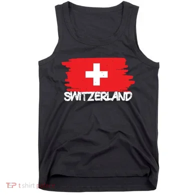 Cool Switzerland Flag Tank Top