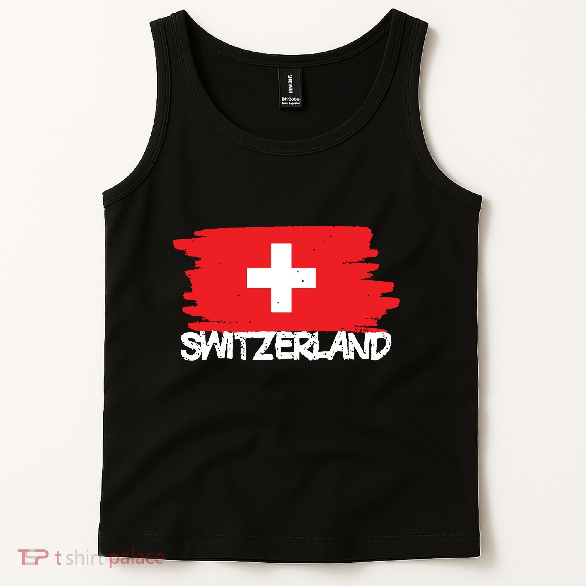 Cool Switzerland Flag Tank Top