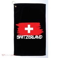 Cool Switzerland Flag Golf Towel thumb 0