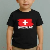 Cool Switzerland Flag Toddler T-Shirt thumb 2