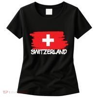 Cool Switzerland Flag Women's T-Shirt thumb 0