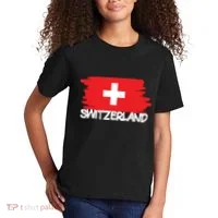 Cool Switzerland Flag Kids T-Shirt thumb 2