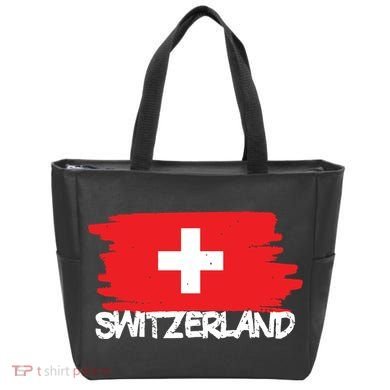 Cool Switzerland Flag Tote Bag