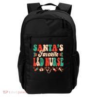 Christmas Santas Favorite L&D Nurse Labor Delivery Nurse Backpack thumb 0