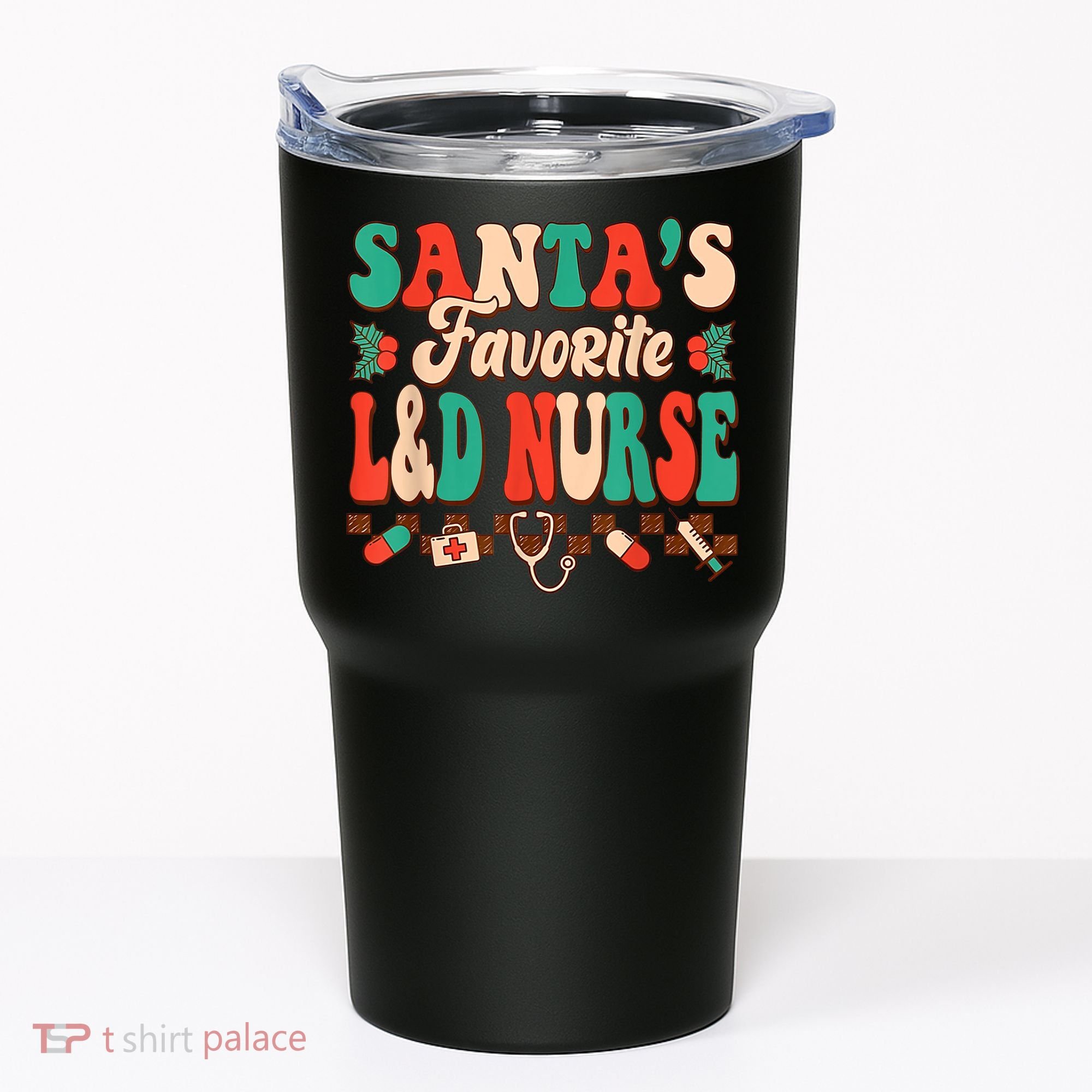 Christmas Santas Favorite L&D Nurse Labor Delivery Nurse Tumbler