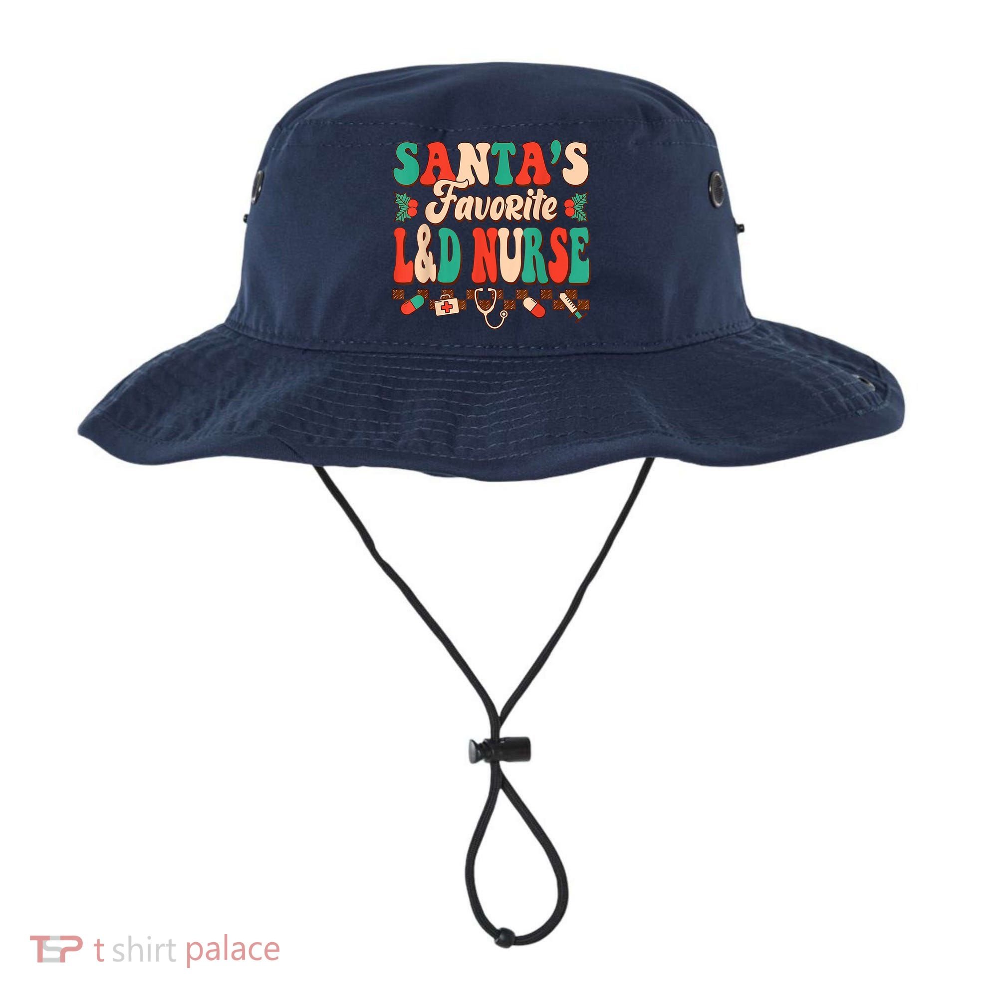 Christmas Santas Favorite L&D Nurse Labor Delivery Nurse Bucket Hat