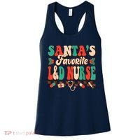 Christmas Santas Favorite L&D Nurse Labor Delivery Nurse Women's Tank Top thumb 0