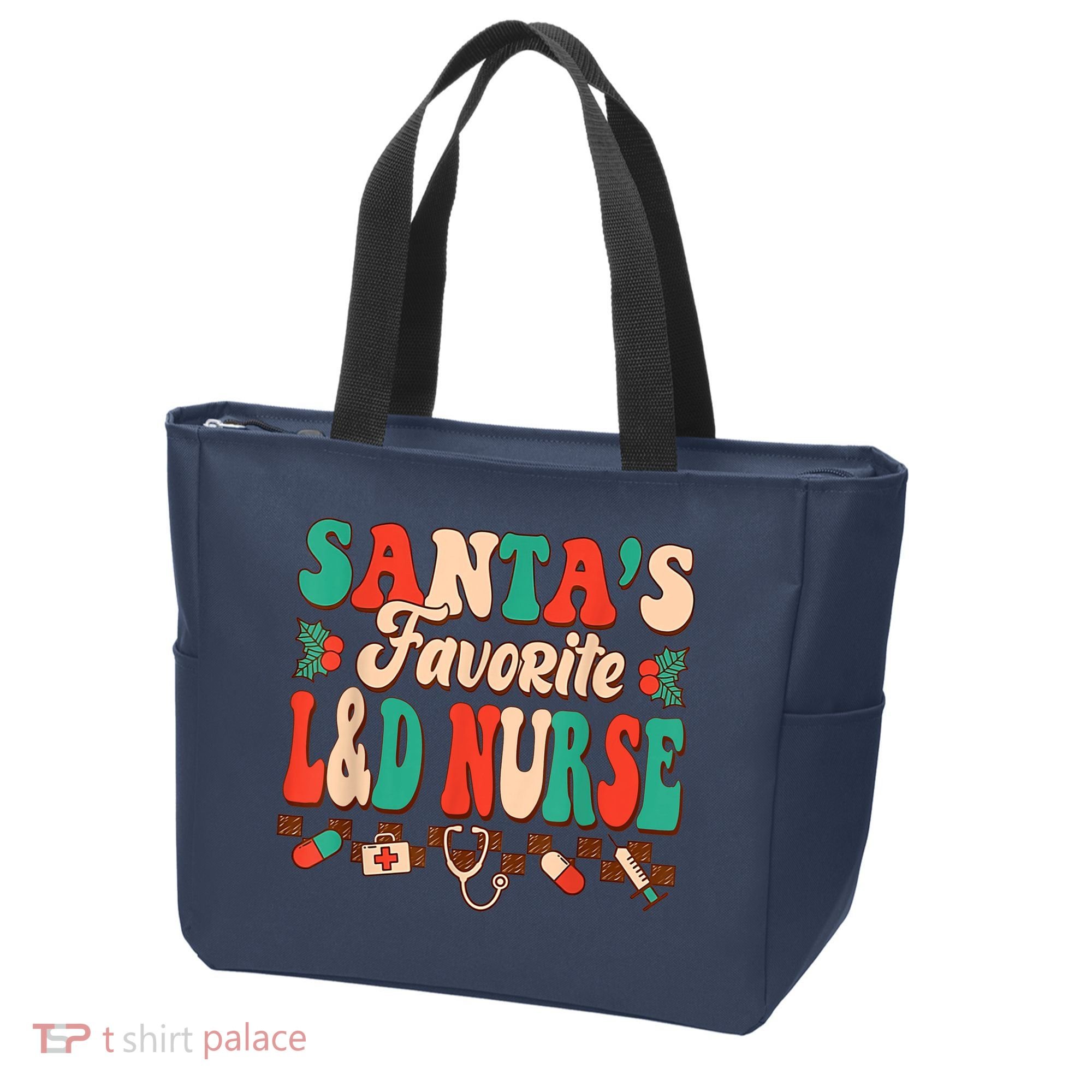 Christmas Santas Favorite L&D Nurse Labor Delivery Nurse Tote Bag